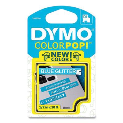 DYMO COLORPOP! Label Maker Tape, 0.5" x 10 ft, White on Blue