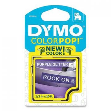 DYMO COLORPOP! Label Maker Tape, 0.5" x 10 ft, White on Purple