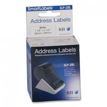 Seiko Self-Adhesive Address Labels, 1.12" x 3.5", White, 260/Box