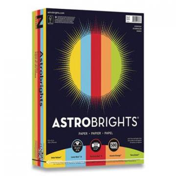 Neenah Paper Astrobrights Color Paper, 24 lb, 8.5 x 11, Assorted Everyday Colors, 500/Ream
