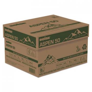 Boise ASPEN 50 Multi-Use Recycled Paper, 20 Bright, 20lb, 8.5 x 14, White, 500 Sheets/Ream
