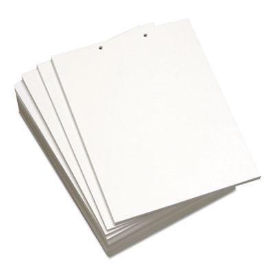 Domtar Custom Cut-Sheet Copy Paper, 2-Hole, 20lb, 8.5 x 11, White, 500 Sheets/Ream