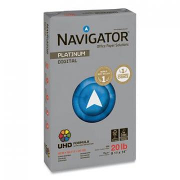 Navigator Platinum Paper, 99 Bright, 20lb, 8.5 x 14, White, 500 Sheets/Ream