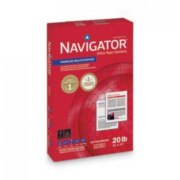 Navigator Premium Multipurpose Copy Paper, 97 Bright, 20lb, 11 x 17, White, 500 Sheets/Ream