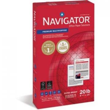 Navigator Premium Multipurpose Copy Paper, 97 Bright, 20lb, 8.5 x 14, White, 500 Sheets/Ream
