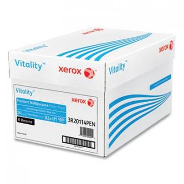 Xerox Vitality Premium Multipurpose Print Paper, 97 Bright, 24 lb, 8.5 x 11, Extra White, 500/Ream