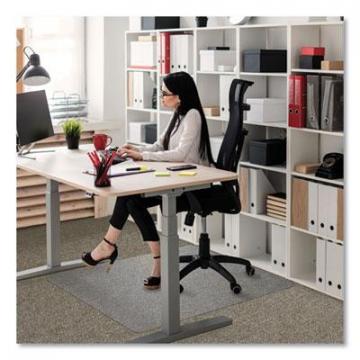 Floortex Cleartex Ultimat Polycarbonate Chair Mat for Low/Medium Pile Carpet, 48 x 79, Clear