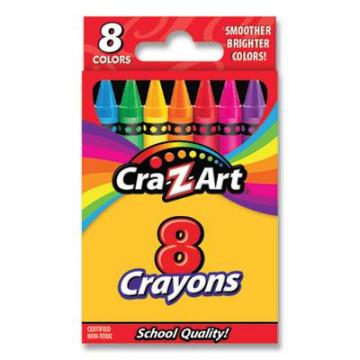 Cra-Z-Art Crayons, 8 Assorted Colors, 8/Pack