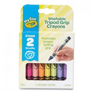 Crayola My First Triangular Crayons, 16/Pack