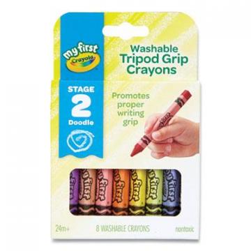 Crayola My First Triangular Crayons, 8/Pack