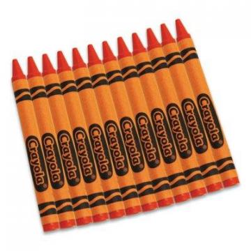 Crayola Bulk Crayons, Orange, 12/Box