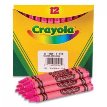 Crayola Bulk Crayons, Carnation Pink, 12/Box
