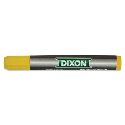 Dixon Lumber Crayons, 4 1/2 x 1/2, Yellow, Dozen