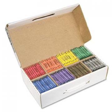 Prang Crayons Made with Soy, 100 Each of 8 Colors, 800/Carton