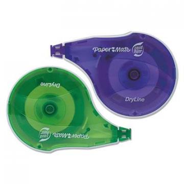 Paper Mate DryLine Correction Tape, Non-Refillable, 1/6" x 472", 2/Pack