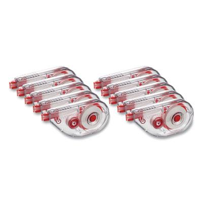 Universal Side-Application Correction Tape, Non-Refillable, 1/5" x 393", 10/Pack