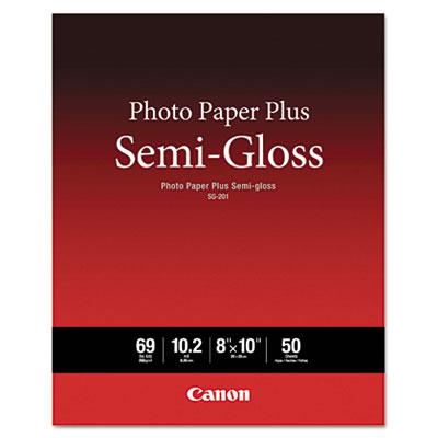Canon Photo Paper Plus Semi-Gloss, 8 x 10, Semi-Gloss White, 50/Pack