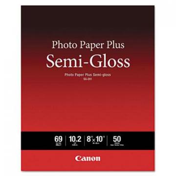 Canon Photo Paper Plus Semi-Gloss, 8 x 10, Semi-Gloss White, 50/Pack