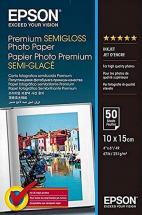 Epson Premium Semigloss Photo Paper - Semi-gloss photo paper, 100 x 150 mm, 251 g/m2