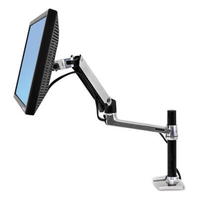 Ergotron LX Series LCD Arm, Desk Mount with Tall Pole, 11.25w x 7.25d x 31.37h