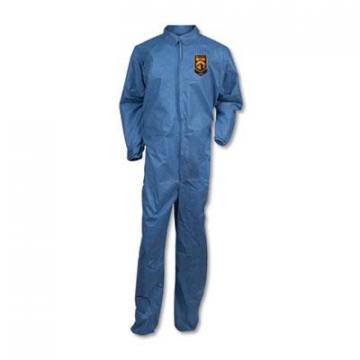Kimberly-Clark KleenGuard A20 Coveralls, MICROFORCE Barrier SMS Fabric, Blue, 2X-Large