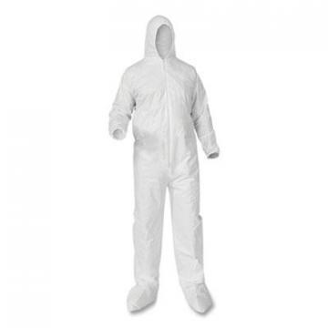 Kimberly-Clark KleenGuard A35 Liquid and Particle Protection Coveralls, Hooded/Booted, 3X-Large