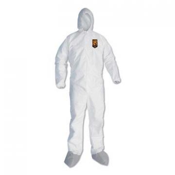Kimberly-Clark KleenGuard A45 Liquid/Particle Protection Surface Prep/Paint Coveralls, 2XL, White