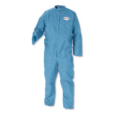 Kimberly-Clark KleenGuard A20 Breathable Particle-Pro Coveralls, Zip, 4X-Large, Blue, 24/Carton