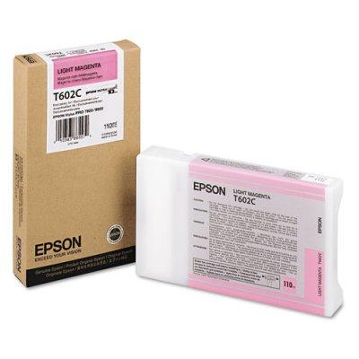 Epson T602C00 (60) UltraChrome K3 Ink, Light Magenta