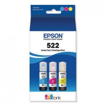 Epson T522 (T522520S) Ultra High-Capacity Cyan,Magenta,Yellow Ink Cartridge