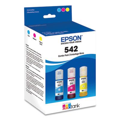 Epson T542 (T542520S) Ultra High-Capacity Cyan,Magenta,Yellow Ink Cartridge