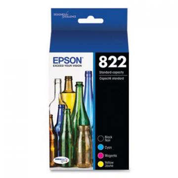 Epson T822 (T822120BCS) Black,Cyan,Magenta,Yellow Ink Cartridge