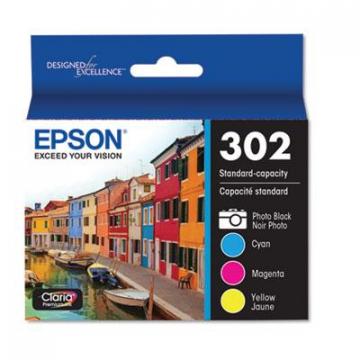 Epson T302 (T302520S) Cyan,Magenta,Yellow,Photo Black Ink Cartridge