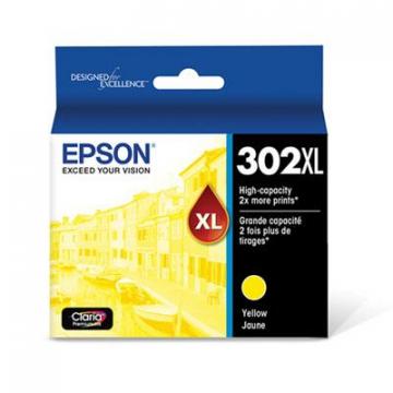 Epson T302XL (T302XL420S) High-Yield Yellow Ink Cartridge
