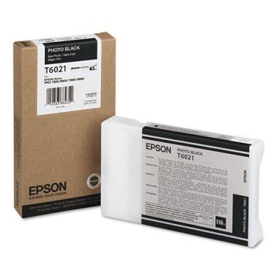 Epson T602100 (60) UltraChrome K3 Ink, Photo Black