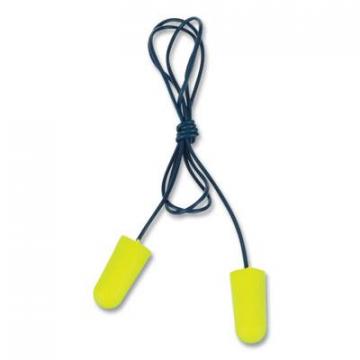 3M E-A-Rsoft Metal Detectable Soft Foam Earplugs, Corded, 32 NRR, Poly Bag, 200 Pairs/Box