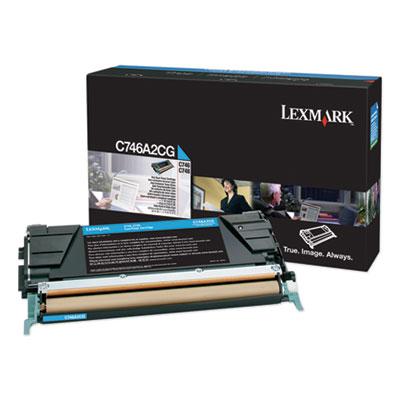 Lexmark C746A2CG Cyan Toner Cartridge
