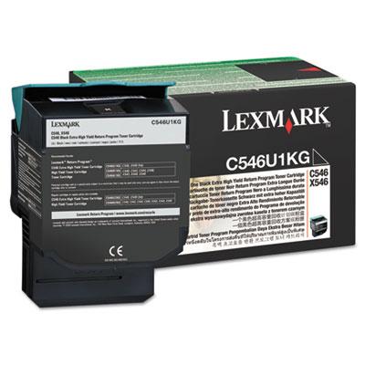 Lexmark C546U1KG Extra High-Yield Black Toner Cartridge