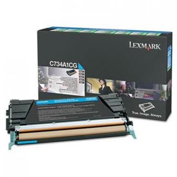 Lexmark C748H1CG High-Yield Cyan Toner Cartridge