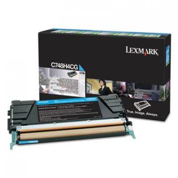 Lexmark C748H4CG High-Yield Cyan Toner Cartridge