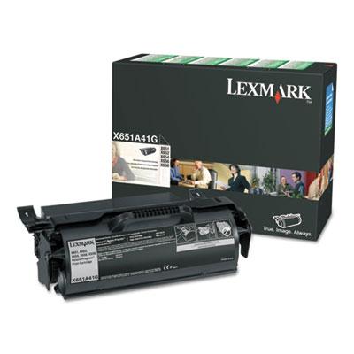 Lexmark X651A41G Black Toner Cartridge
