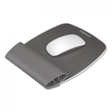 Fellowes I-Spire Wrist Rocker Mouse Pad with Wrist Rest, 7.81" x 10", Gray