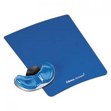 Fellowes Gel Gliding Palm Support w/Mouse Pad, Blue