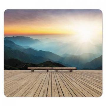 Fellowes Recycled Mouse Pads, Mountain Design, 9 x 8 x 1/16