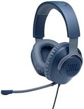 JBL Quantum 100 - Wired Over-Ear Gaming Headphones - Blue