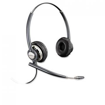 Plantronics Poly EncorePro Premium Binaural Over-the-Head Headset with Noise Canceling Microphone
