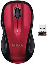 Logitech M510 Wireless Computer Mouse, Red