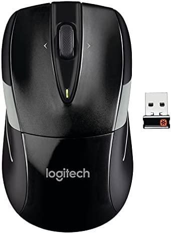Logitech M525 Wireless Mouse, Black/Gray
