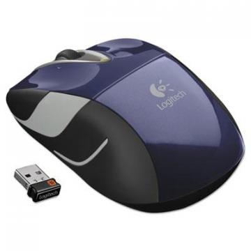 Logitech M525 Wireless Mouse, Left/Right Hand Use, Blue