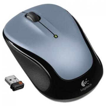 Logitech M325 Wireless Mouse, Left/Right Hand Use, Silver